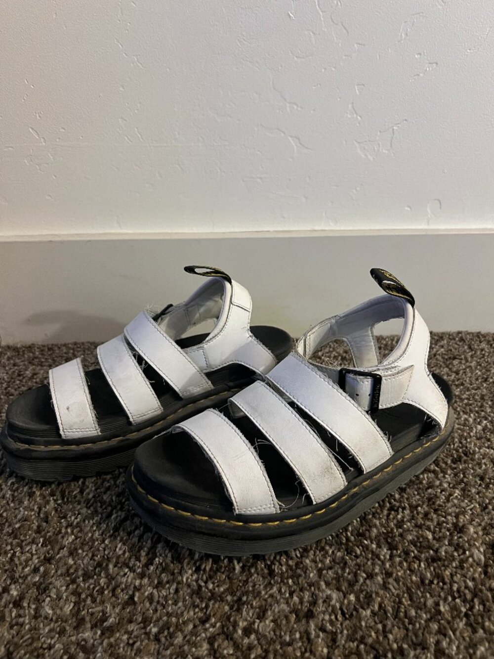 Dr. Martens AirWair Blaire Athena leather strap sandals (fit like a women's 8)